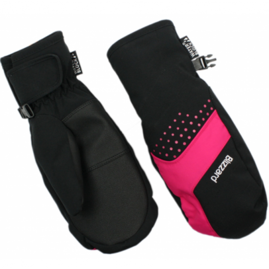  Blizzard Mitten Junior ski gloves  pink/black 