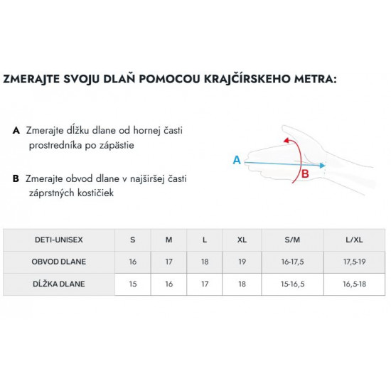 4F Detské lyžiarske rukavice