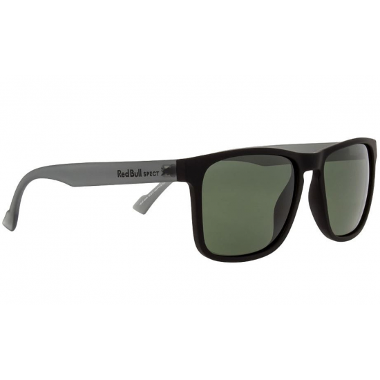 Red Bull polarizačné okuliare SPECT Leap-004P - Matt Black Rubber/Green/Polarized